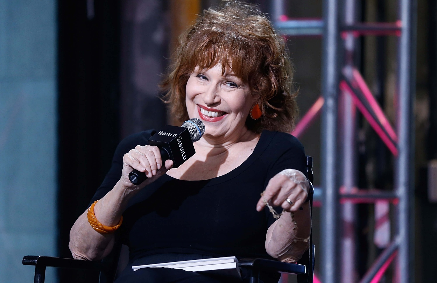 Joy Behar discusses Ali Wentworth's new book "Happily Ali After" during AOL BUILD Speaker Series at AOL Studios In New York on June 9, 2015 in New York City. (Photo by John Lamparski/WireImage)