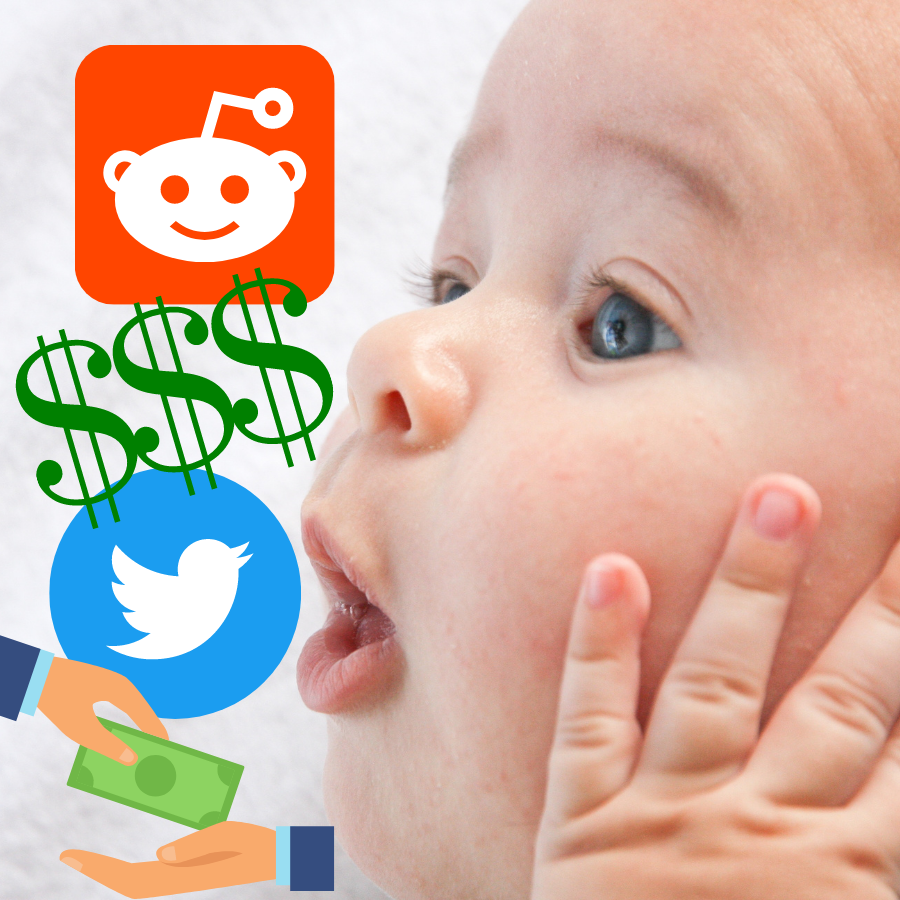 reddit twitter woman wants man to financially compensate her for having his baby