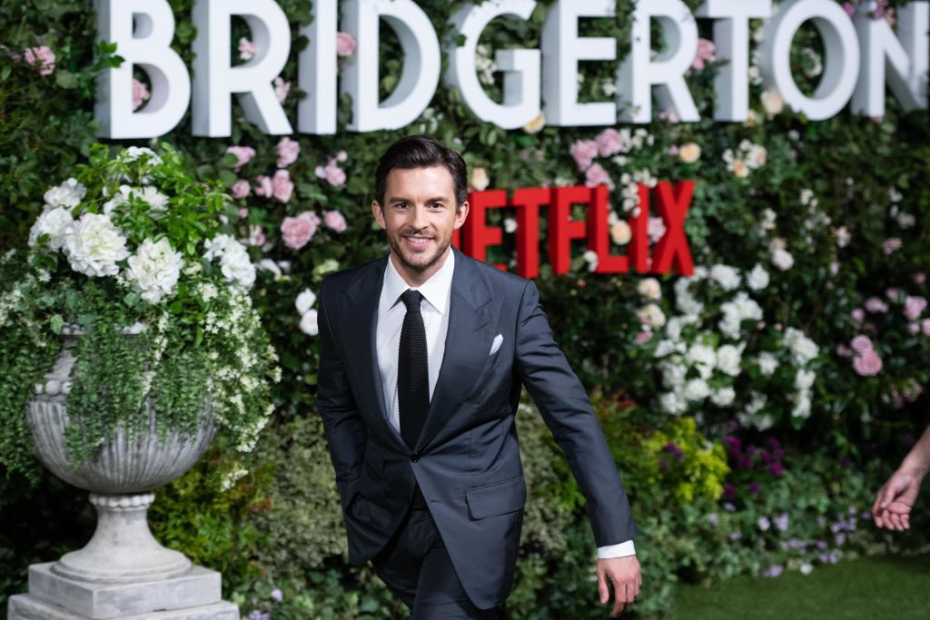 Jonathan Bailey attends the "Bridgerton" Series 2 World Premiere at Tate Modern on March 22, 2022 in London, England. 