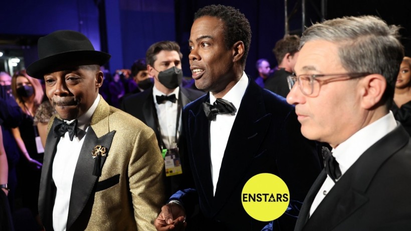  Chris Rock backstage during the show at the 94th Academy Awards at the Dolby Theatre at Ovation Hollywood on Sunday, March 27, 2022. 