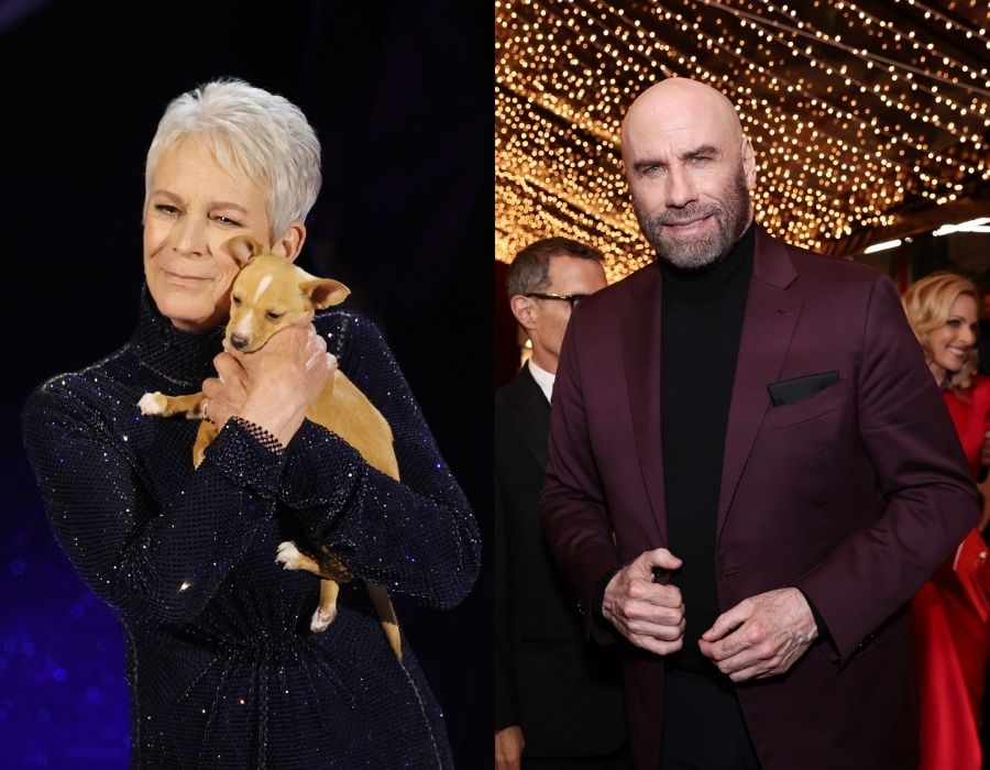 Jamie Lee Curtis (Photo by Neilson Barnard/Getty Images) and John Travolta (Photo by Emma McIntyre/Getty Images)