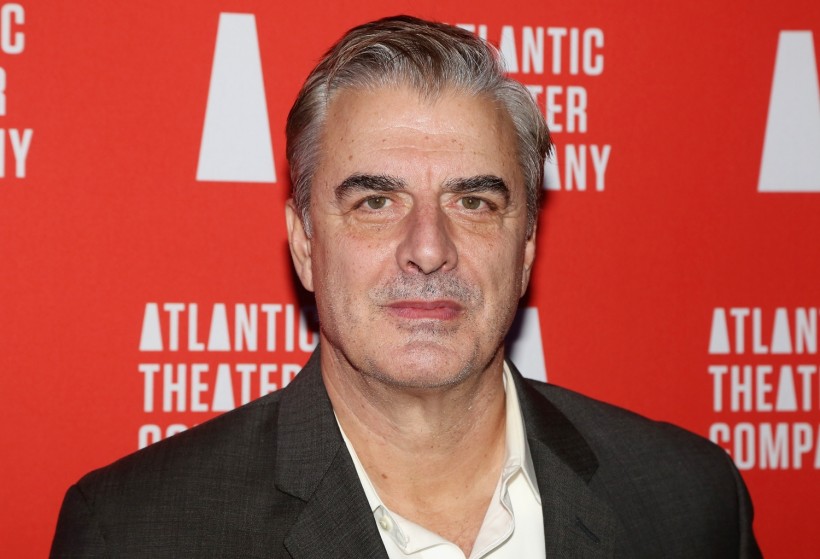Chris Noth poses at the opening night after party for The Atlantic Theater Company production of 