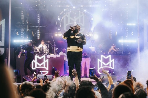 Rick Ross onstage at Drai’s Nightclub on Friday March 11, 2022