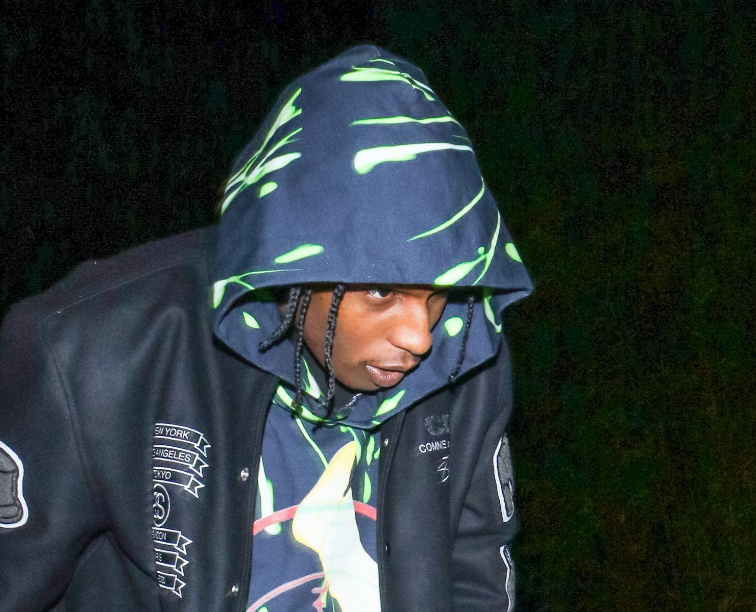 ASAP Rocky is seen on February 11, 2020 in Los Angeles, California. 