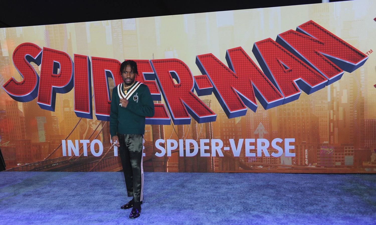 Actor Shameik Moore arrives for the World Premiere Of Sony Pictures Animation And Marvel's "Spider-Man: Into The Spider-Verse" held at Regency Village Theatre on December 1, 2018 in Westwood, California. (Photo by Albert L. Ortega/Getty Images)
