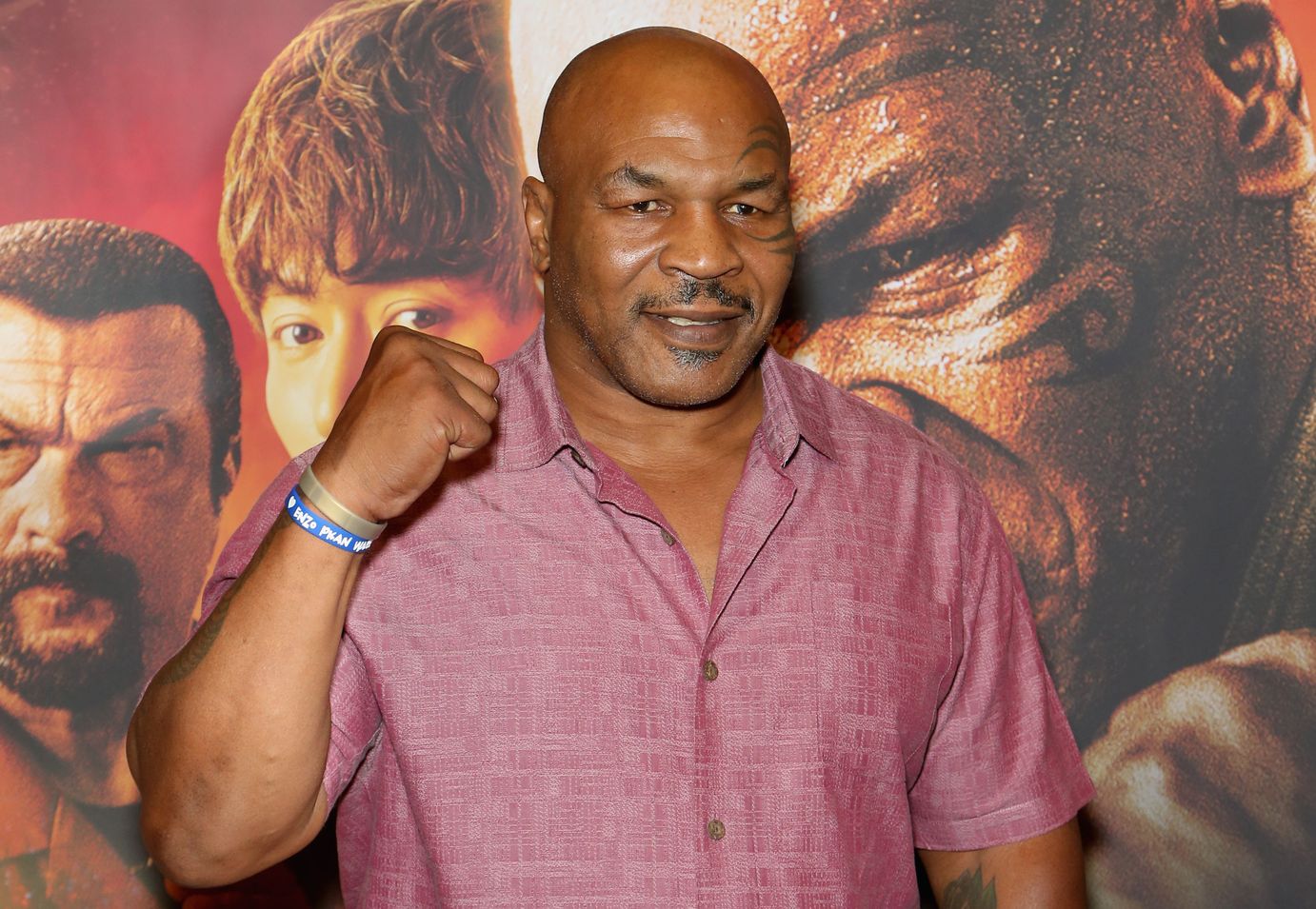 Actor and former boxer Mike Tyson attends the world premiere of the movie "China Salesman" at the Cannery Casino Hotel on June 15, 2018 in North Las Vegas, Nevada. (Photo by Gabe Ginsberg/Getty Images)