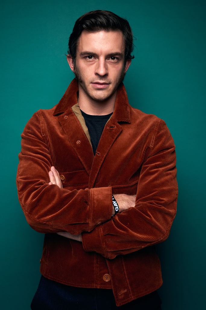 Jonathan Bailey poses in the GAY TIMES Honours 500 studio at Magazine London on November 21, 2019 in London, England.