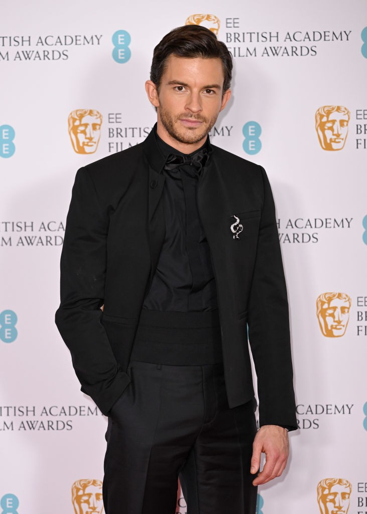 Jonathan Bailey poses in the winners room during the EE British Academy Film Awards 2022 at Royal Albert Hall on March 13, 2022 in London, England. 