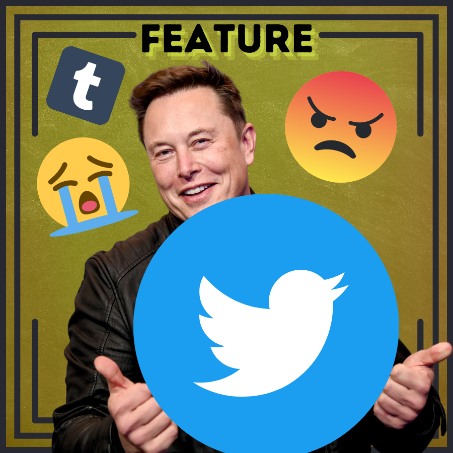elon musk is buying twitter but tumblr has survived so rip twitter trend is a lot