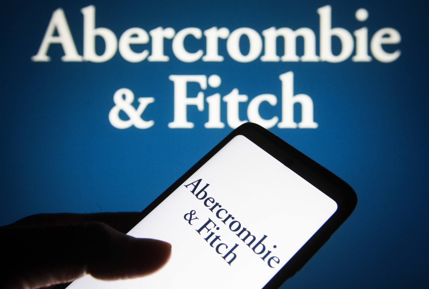 In this photo illustration, the Abercrombie & Fitch (A&F)...
