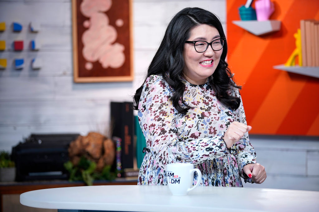 Jenny Han visits BuzzFeed's "AM To DM" on February 05, 2020 in New York City. 
