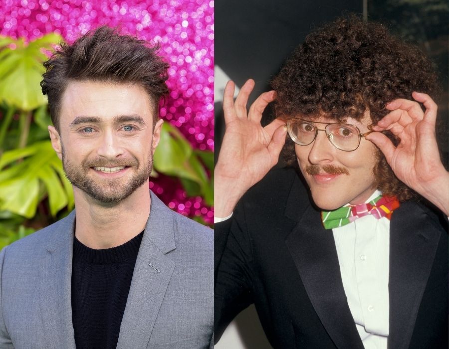 Daniel Radcliffe (Photo by Tim P. Whitby/Getty Images) and 'Weird Al' Yankovic (Photo by Ron Galella, Ltd./Ron Galella Collection via Getty Images)