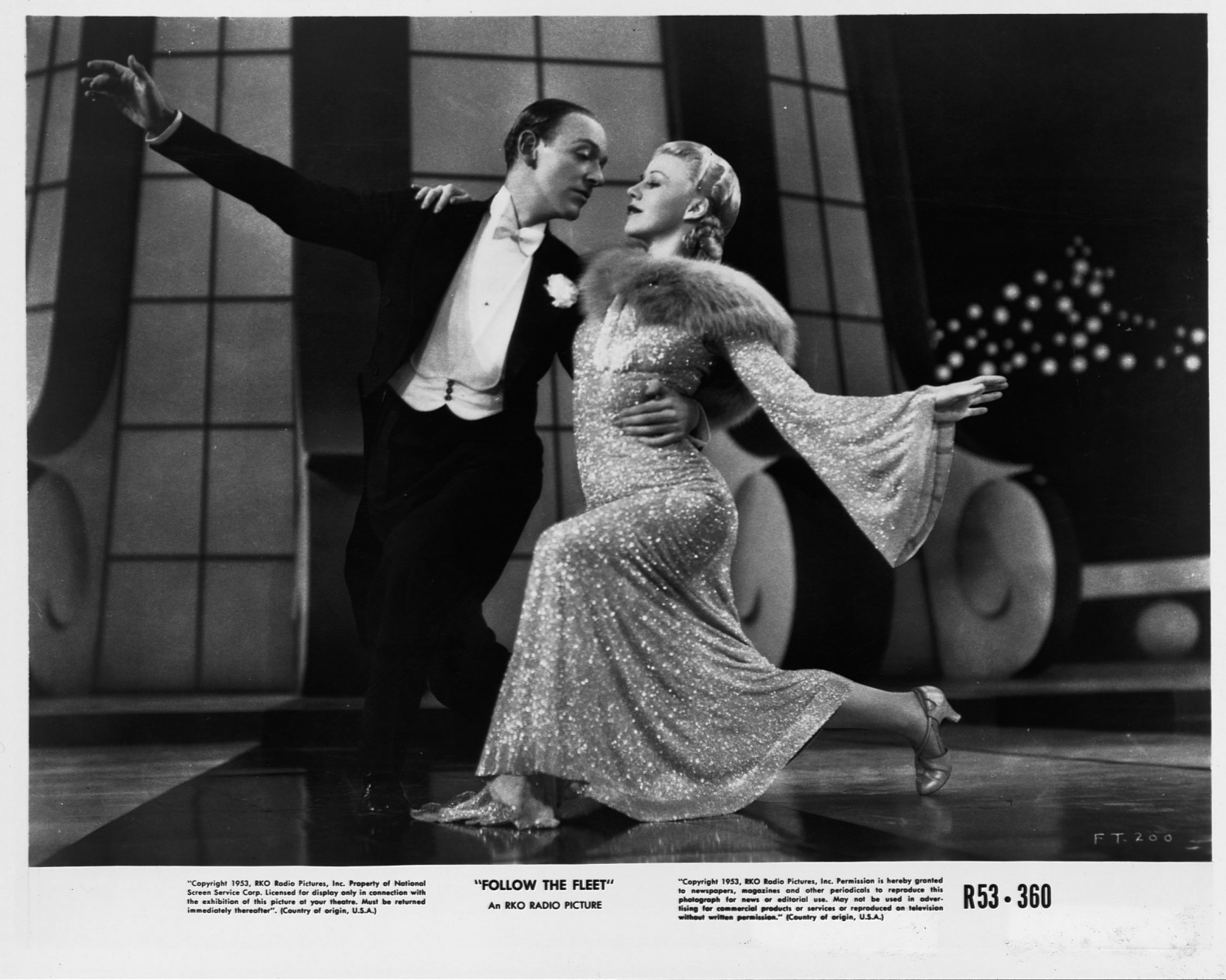 Fred Astaire and Ginger Rogers Dancing