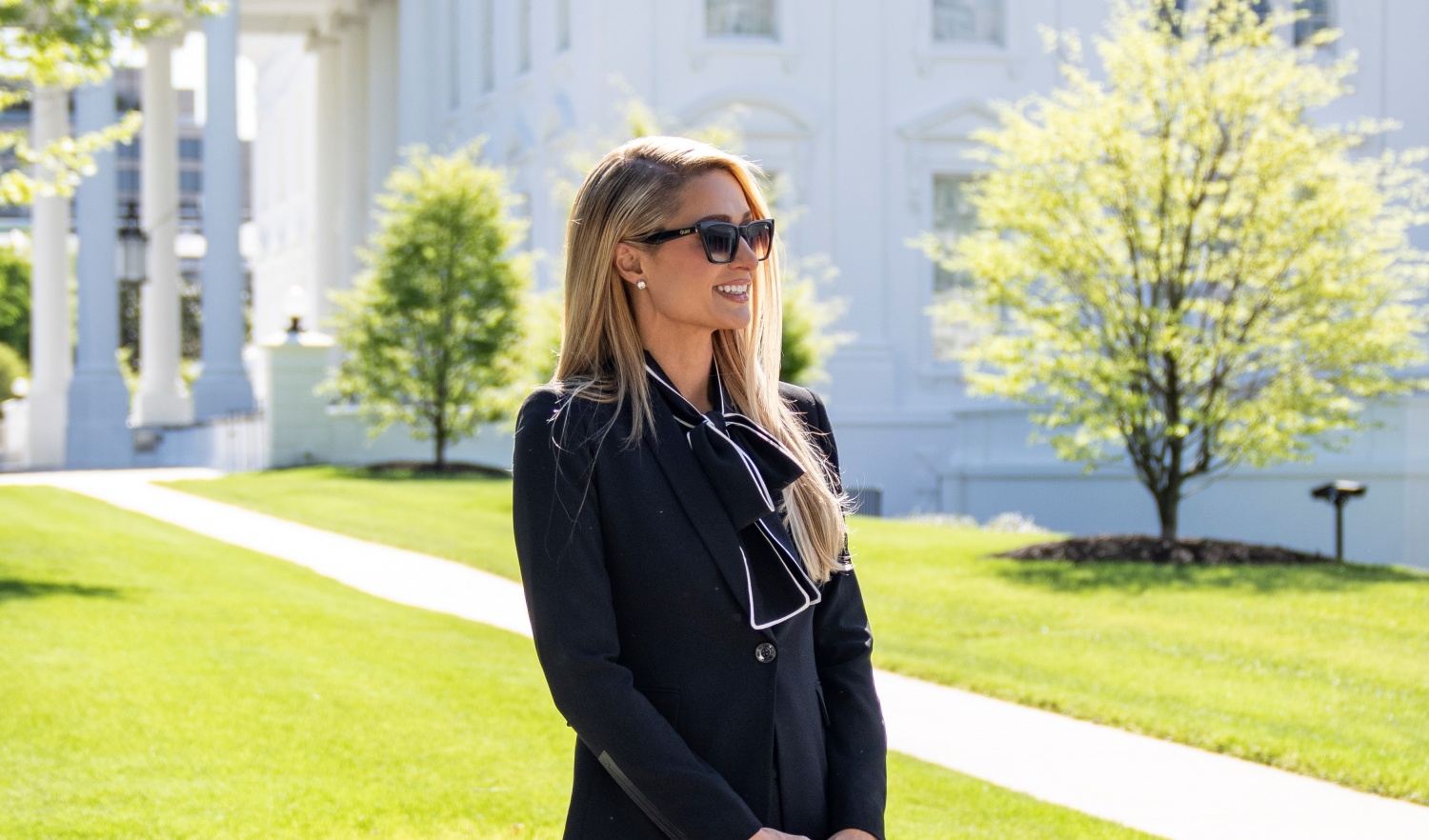 Paris Hilton Meets With Administration Officials At The White House
