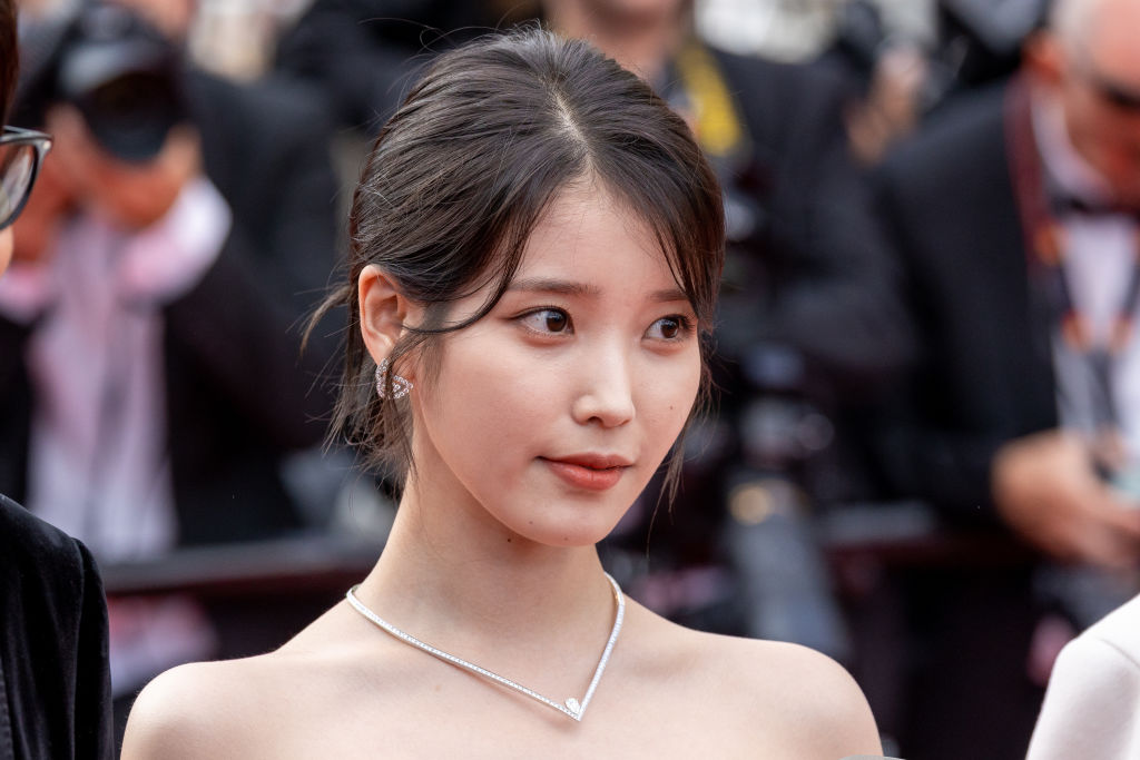 Lee Ji-eun attends the screening of "Broker (Les Bonnes Etoiles)" during the 75th annual Cannes film festival at Palais des Festivals on May 26, 2022 in Cannes, France. 