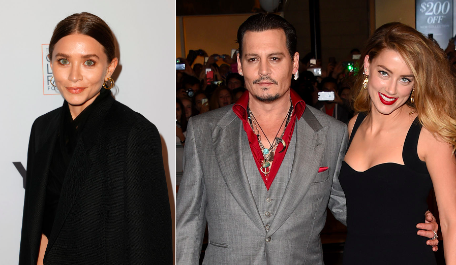 Ashley Olsen, Johnny Depp, Amber Heard