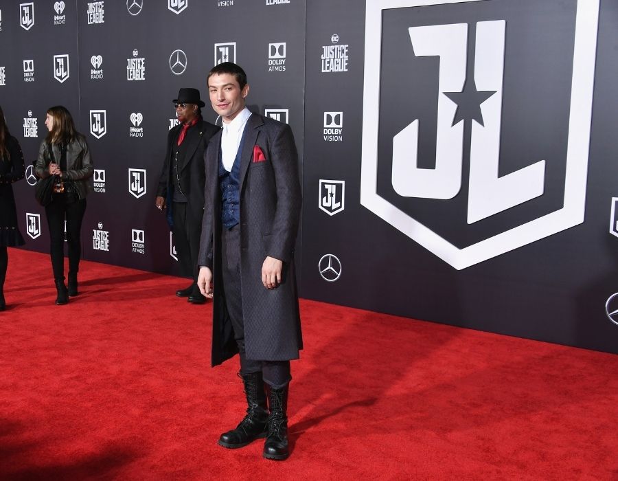 Actor Ezra Miller attends the premiere of Warner Bros. Pictures' "Justice League" at Dolby Theatre on November 13, 2017 in Hollywood, California. (Photo by Neilson Barnard/Getty Images)