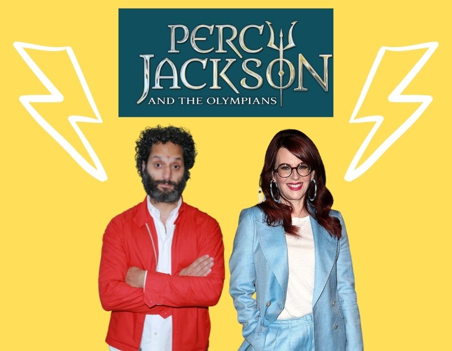 'Percy Jackson’ Casts Jason Mantzukas and Megan Mullally.