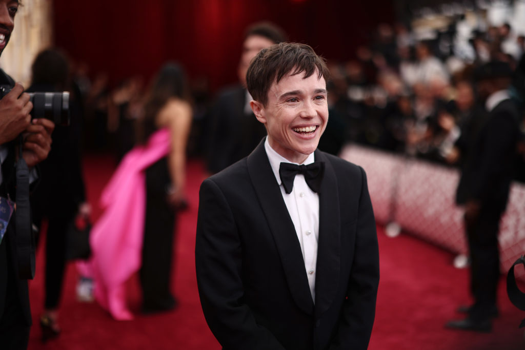 Elliot page at the 94th annual academy awards red carpet