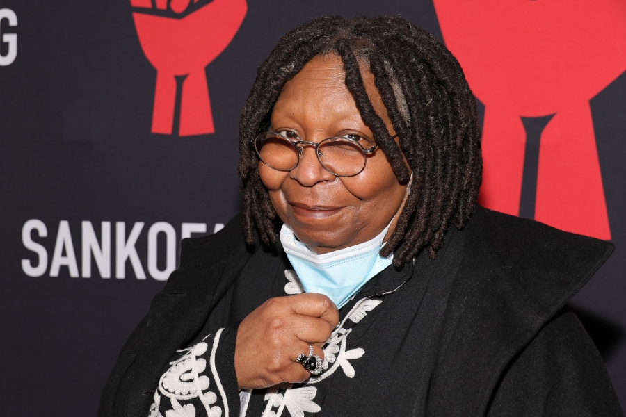 Whoopi Goldberg attends the celebration of Harry Belafonte's 95th Birthday with Social Justice Benefit at The Town Hall on March 01, 2022 in New York City. (Photo by Dia Dipasupil/Getty Images)