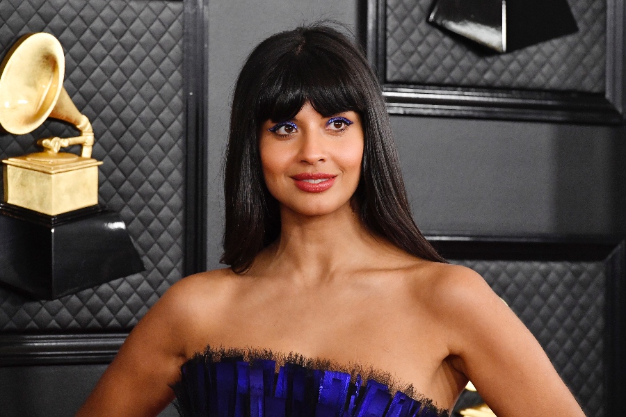 Jameela Jamil attends the 62nd Annual GRAMMY Awards at STAPLES Center on January 26, 2020 in Los Angeles, California. (Photo by Frazer Harrison/Getty Images for The Recording Academy)