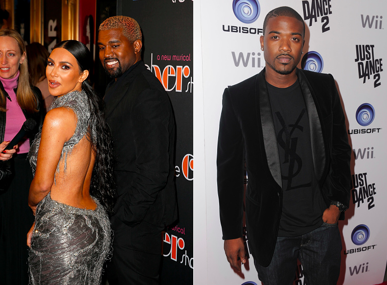 Kim Kardashian, Kanye West, Ray J