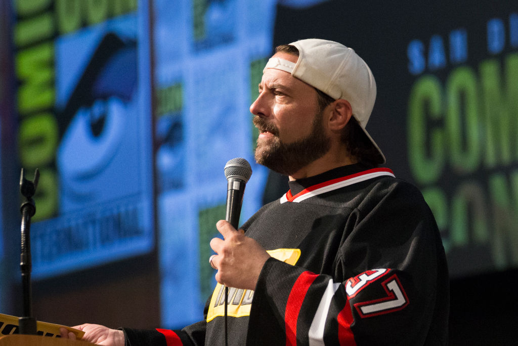 Col Needham, Founder & CEO Of IMDb, Judges The ComiXology Movie Trivia Panel Hosted By Kevin Smith At San Diego Comic-Con 2017