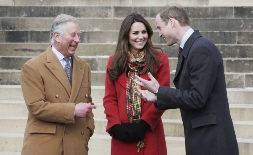 King Charles, Kate Middleton and Prince William