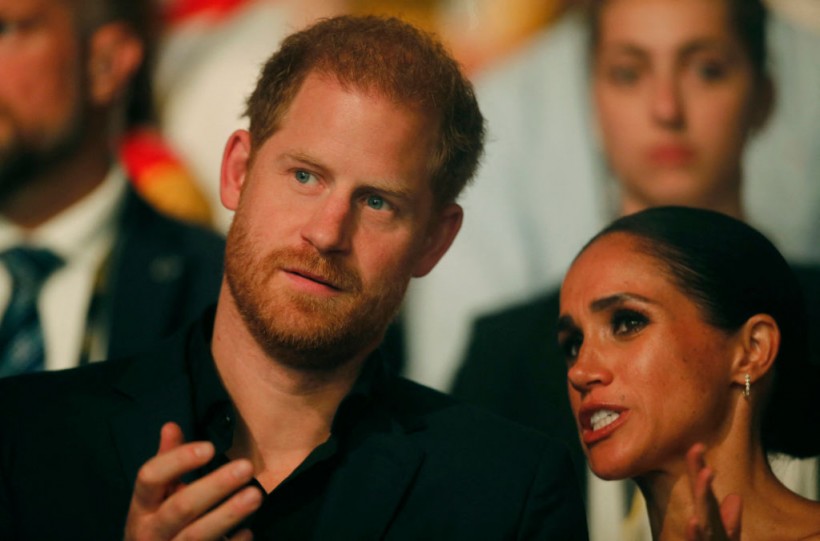 Prince Harry and his wife Meghan Markle, Duchess of Sussex