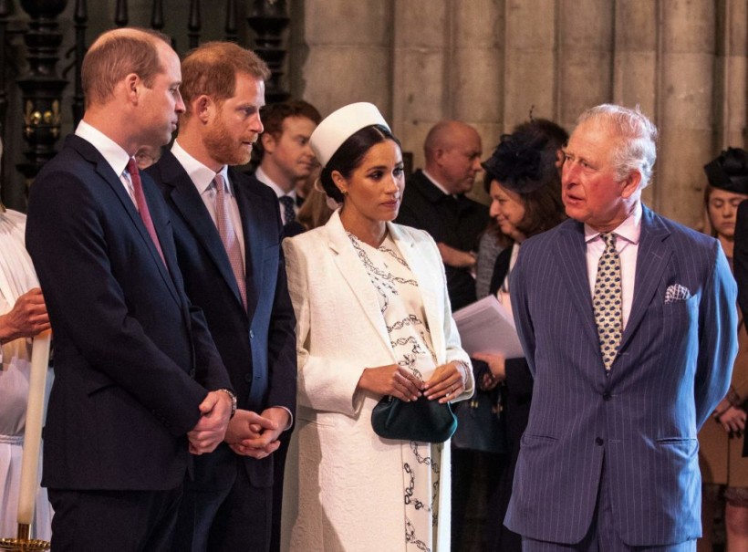 Prince William, Prince Harry, Meghan Markle and Prince Charles