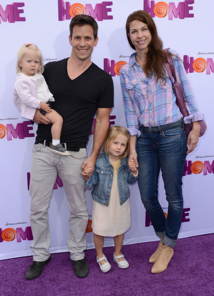 Actor Christian Oliver with his family