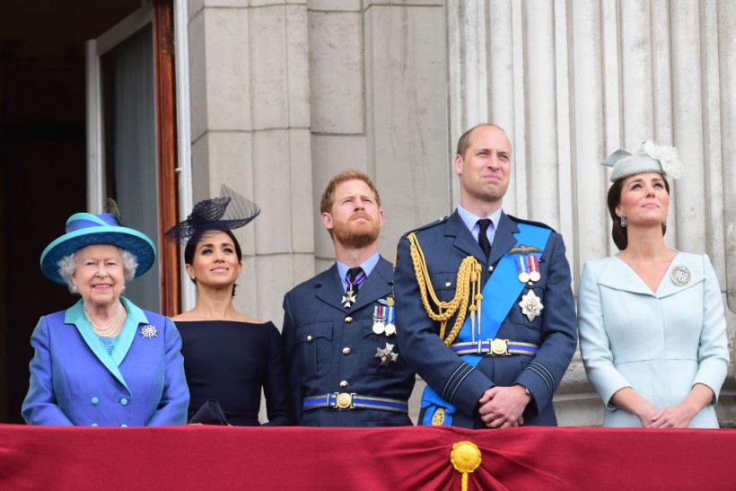 Queen Elizabeth, the Waleses and Sussexes