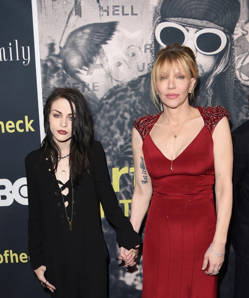 Executive Producer Frances Bean Cobain (L) and singer/songwriter/actress Courtney Love