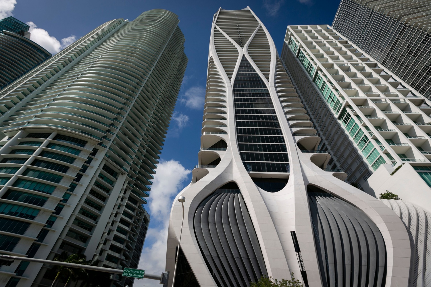 Luxury apartment building in Miami, Florida