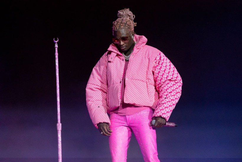 CHICAGO, ILLINOIS - AUGUST 01: Young Thug performs during 2021 Lollapalooza at Grant Park on August 01, 2021 in Chicago, Illinois. (Photo by Erika Goldring/WireImage,)