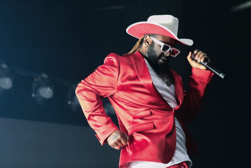 LOS ANGELES, CALIFORNIA - MAY 12: T-Pain at The Novo on May 12, 2022 in Los Angeles, California. (Photo by Ella Hovsepian/Getty Images)