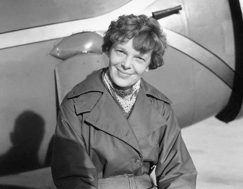 (Original Caption) Amelia Earhart Putnam, first lady of the air, plans to fly solo from Hawaii to the United States, according to an announcement recently made. The date of the projected hop has not been set definitely. Photo shows Amelia Earhart in the Lockheed Wasp-powered Vega plane, which will be shipped to Hawaii on the S.S. Lurline from which it is expected Miss Earhart will attempt the long distance flight.