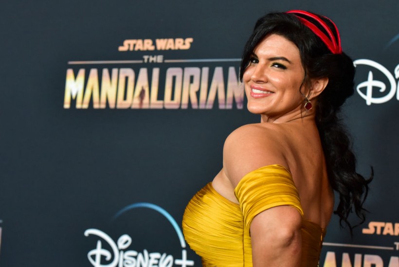 LOS ANGELES, CALIFORNIA - NOVEMBER 13: Gina Carano attends the premiere of Disney+'s 