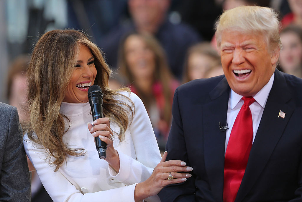 Melania Trump 'Smiling' And 'Talkative' At Donald's Fundraising Event ...