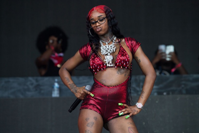 MIAMI GARDENS, FLORIDA - JULY 21: American rapper Sexyy Redd performs onstage during day one of Rolling Loud Miami at Hard Rock Stadium on July 21, 2023 in Miami Gardens, Florida. (Photo by Jason Koerner/Getty Images)