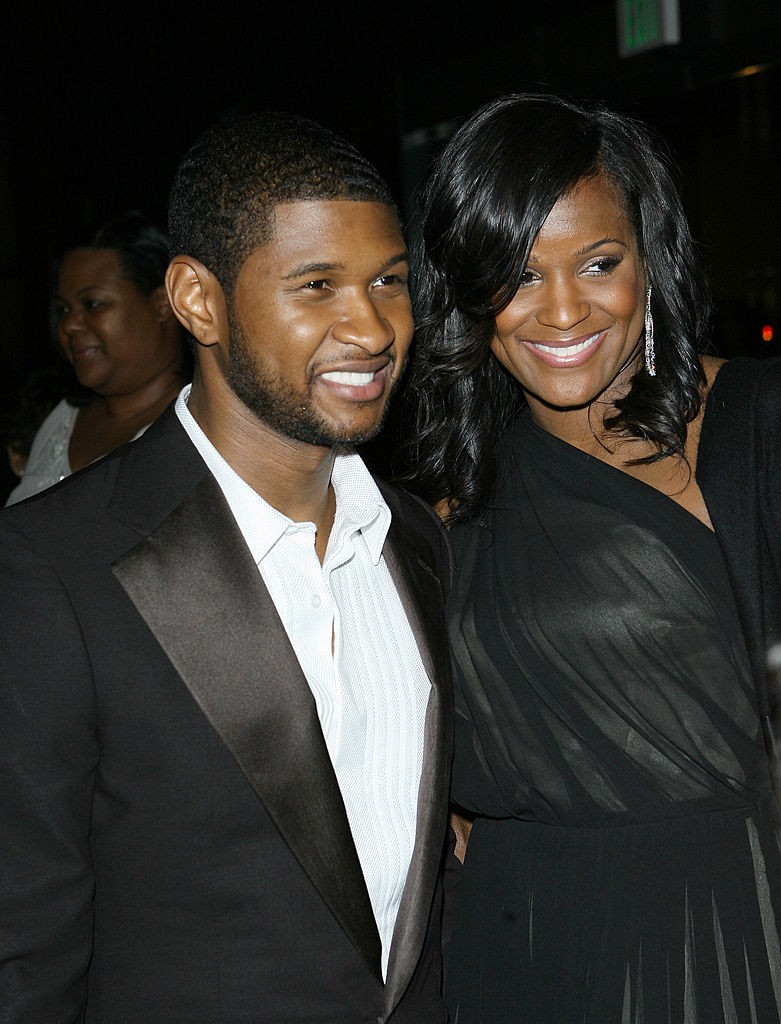 Usher Raymond and Tameka Foster during 17th Annual NAACP Theatre Awards - Arrivals at Directors Guild of America in Los Angeles, California, United States. (Photo by M. Tran/FilmMagic)