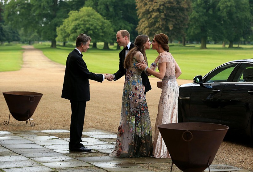 Rose Hanbury, the Marchioness of Cholmondeley with David Cholmondeley, Kate Middleton and Prince William