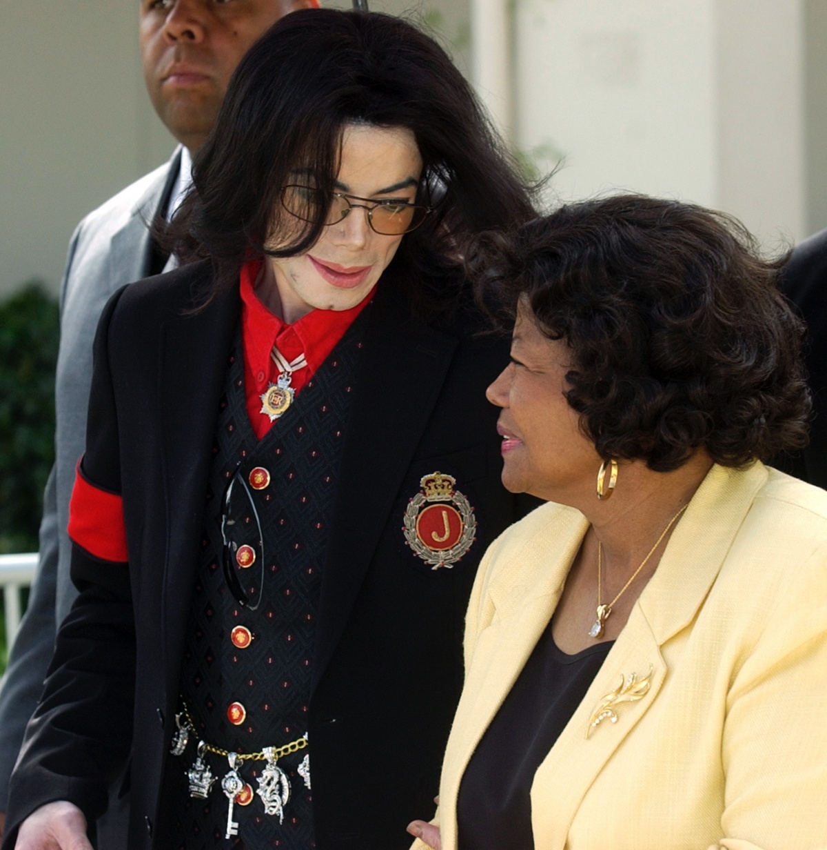 Michael Jackson with his mother Katherine Jackson