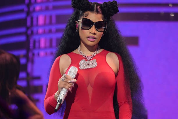 NEWARK, NEW JERSEY - SEPTEMBER 12: Nicki Minaj performs onstage during the 2023 MTV Video Music Awards at Prudential Center on September 12, 2023 in Newark, New Jersey.