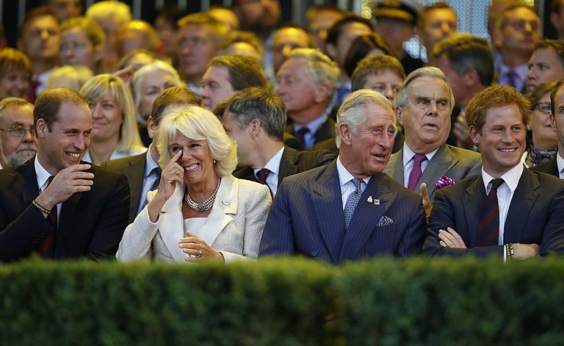 Prince William, Queen Camilla, King Charles and Prince Harry