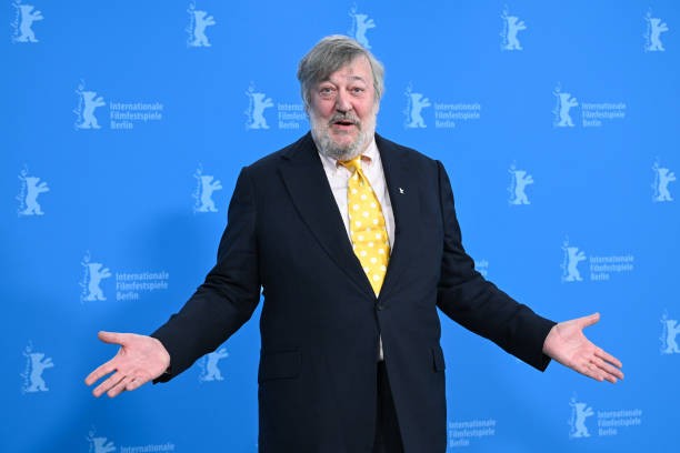 BERLIN, GERMANY - FEBRUARY 17: Stephen Fry poses at the 