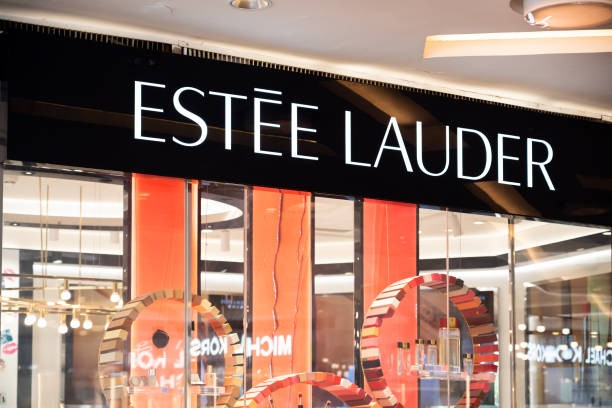 CHONGQING, CHINA - 2020/08/29: American multinational personal care and makeup products corporation Estee Lauder store and logo seen in Chongqing. 