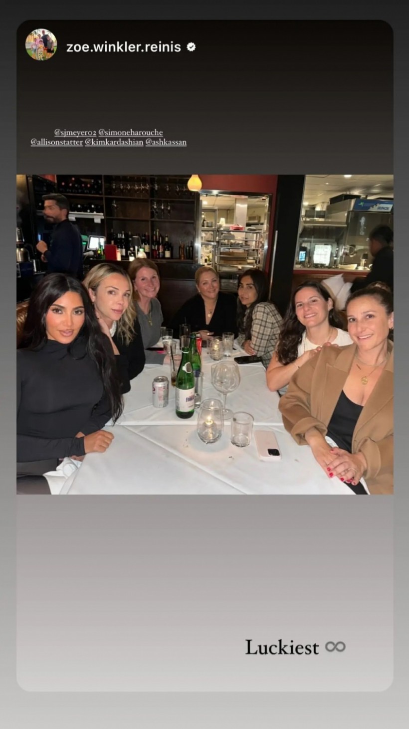 Kim Kardashian and friends