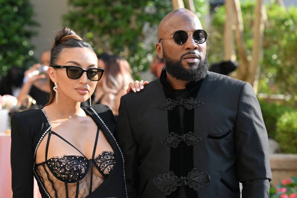 ATLANTA, GEORGIA - JUNE 10: In this image released on June 10, 2023, Jeannie Mai-Jenkins and Jeezy attend the wedding of Pinky Cole and Derrick Hayes at St. Regis Atlanta on June 10, 2023 in Atlanta, Georgia. 