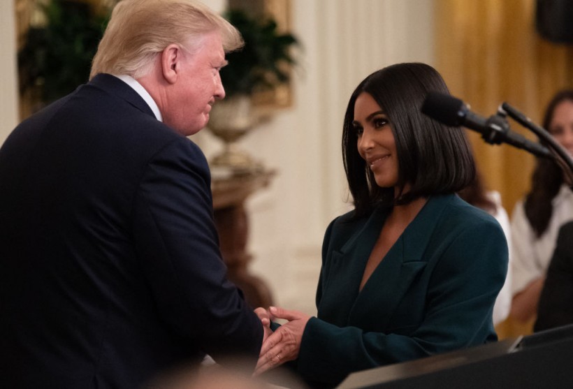 Kim Kardashian and Trump